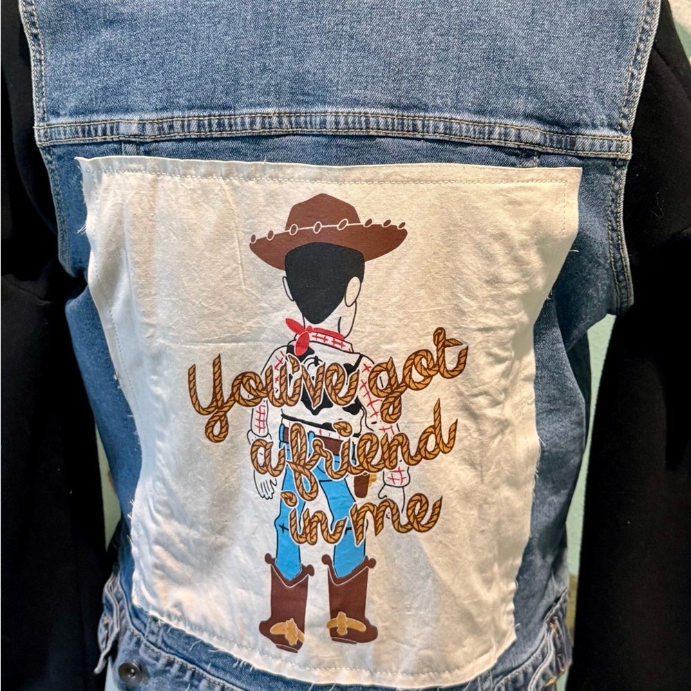 Disney Patched Vest, Her Universe Disney Toy Story Andy Denim Patched Vest.